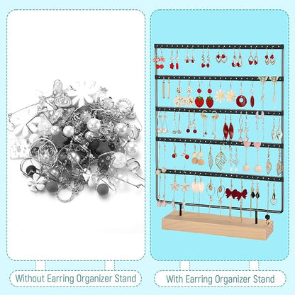 Earring Holder Organizer, Ear Jewelry Tree Organizer - Image 3