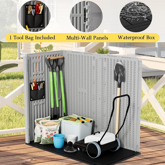ZZM 37 Cu.ft Outdoor Storage Cabinet - Image 7
