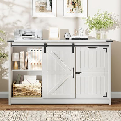 Halitaa 47.8” Farmhouse File Cabinet - Image 6