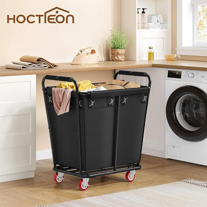 Hoctieon Large Laundry Cart - Image 2