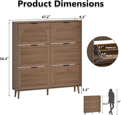 BORNOON Shoe Cabinet for Entryway - Image 2
