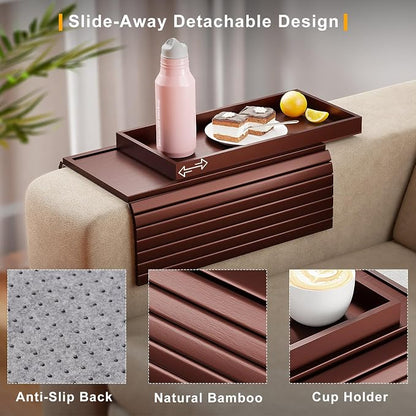 Sofa Armrest Tray Table for Couch - Image 3