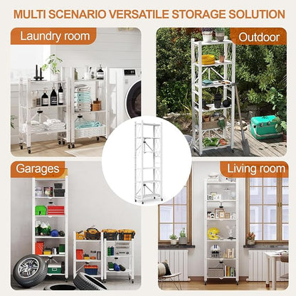 6-Tier Foldable Storage Shelves - Image 8