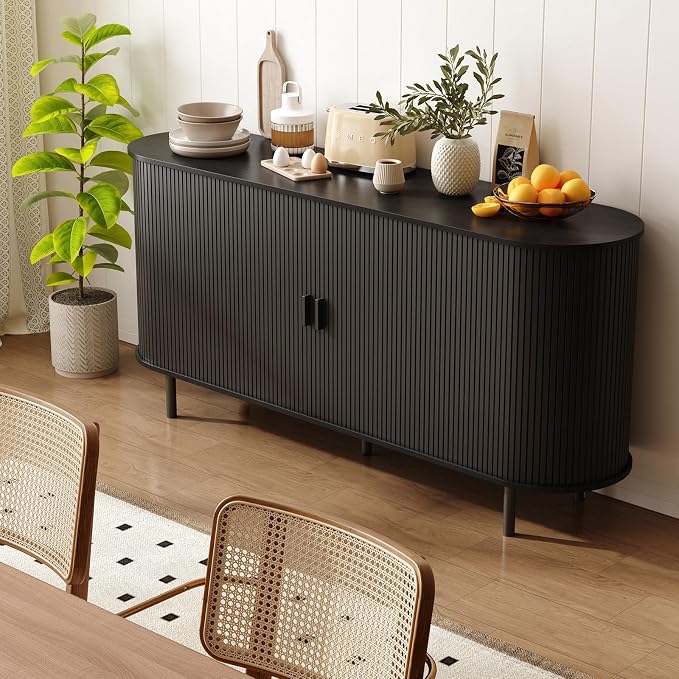 63" Sideboard Buffet Cabinet - Image 6