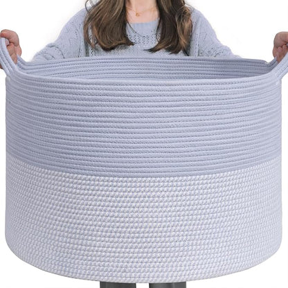 INDRESSME Large Rope Baskets by INDRESSME