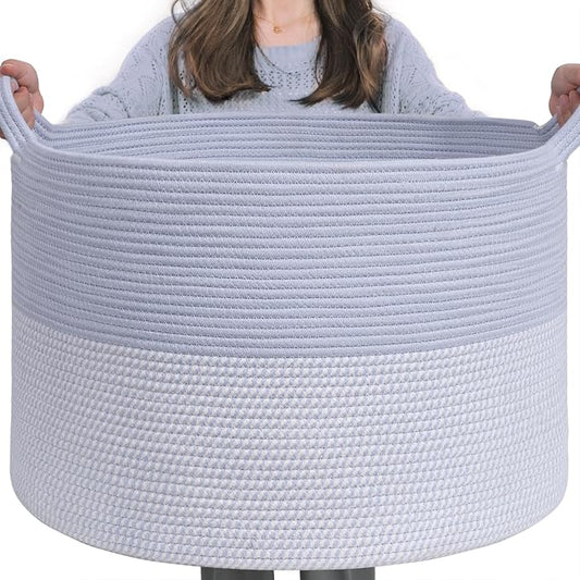 INDRESSME Large Rope Baskets by INDRESSME