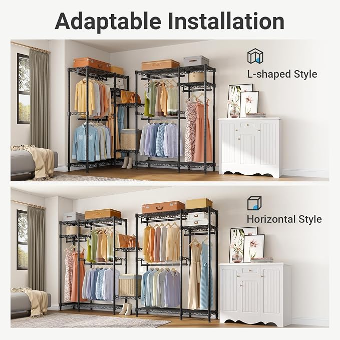 VIPEK V2 Heavy Duty Clothes Rack, Portable Metal Clothing Racks - Image 5
