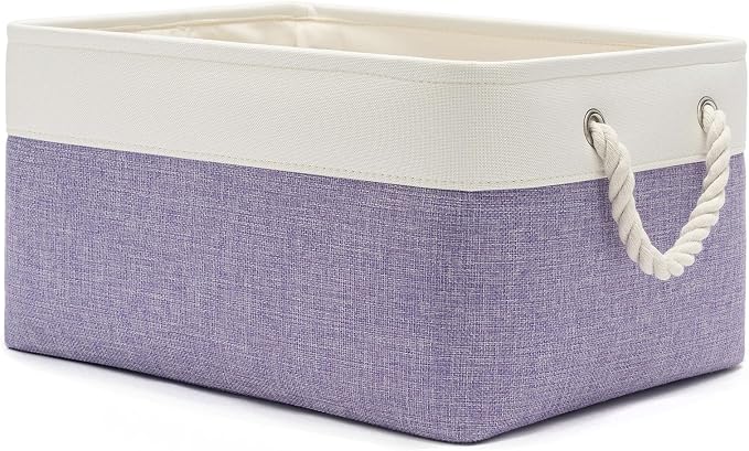 15.7x11.8x8.26 Inch Fabric Large Storage Bins by VQRTEXAStorageBasket