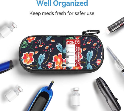Insulin Cooler Travel Case Diabetic Medication Insulated Cool Organizer - Image 3