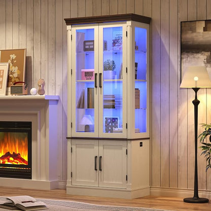St.Mandyu 71" Tall Display Cabinet by StMandyu