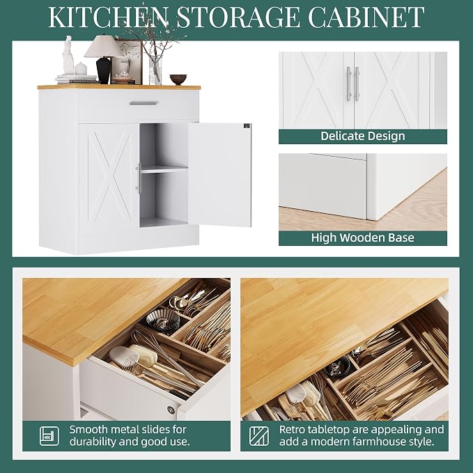 Shintenchi Farmhouse Storage Cabinets - Image 6