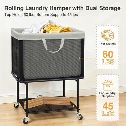 STO STO Rolling Laundry Hamper - Image 7