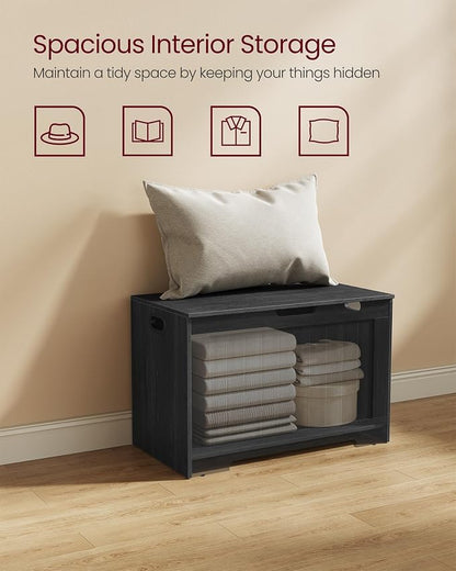 VASAGLE Storage Chest, 29.9 Inches Width Storage Bench, Entryway Bench - Image 5