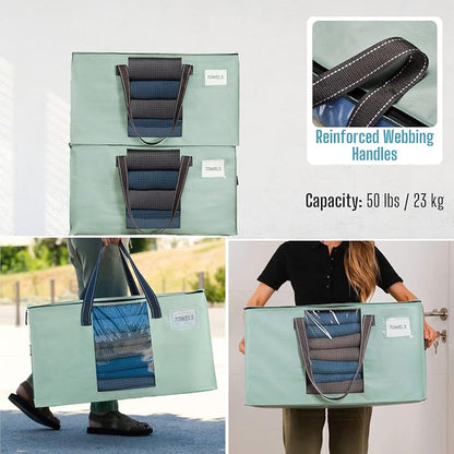 VENO 6 Pack Moving Bags, Comforter and Blanket Storage Bags - Image 8