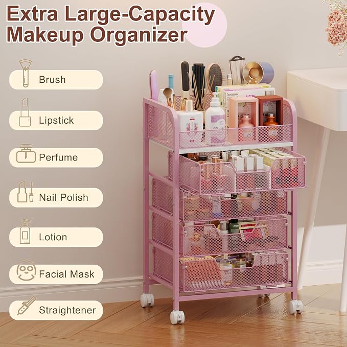 Hongtamoya Makeup Cart Organizer - Image 5