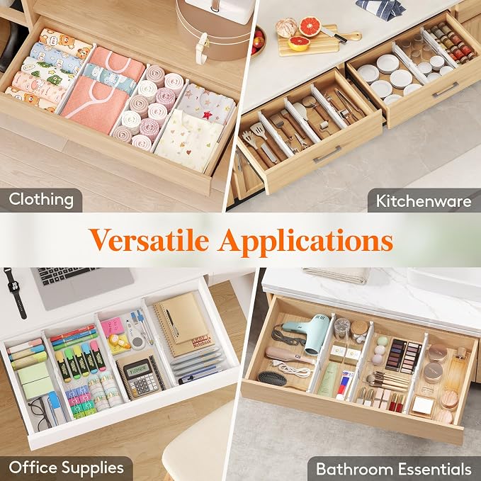 Lifewit 16 Pack Drawer Dividers - Image 11