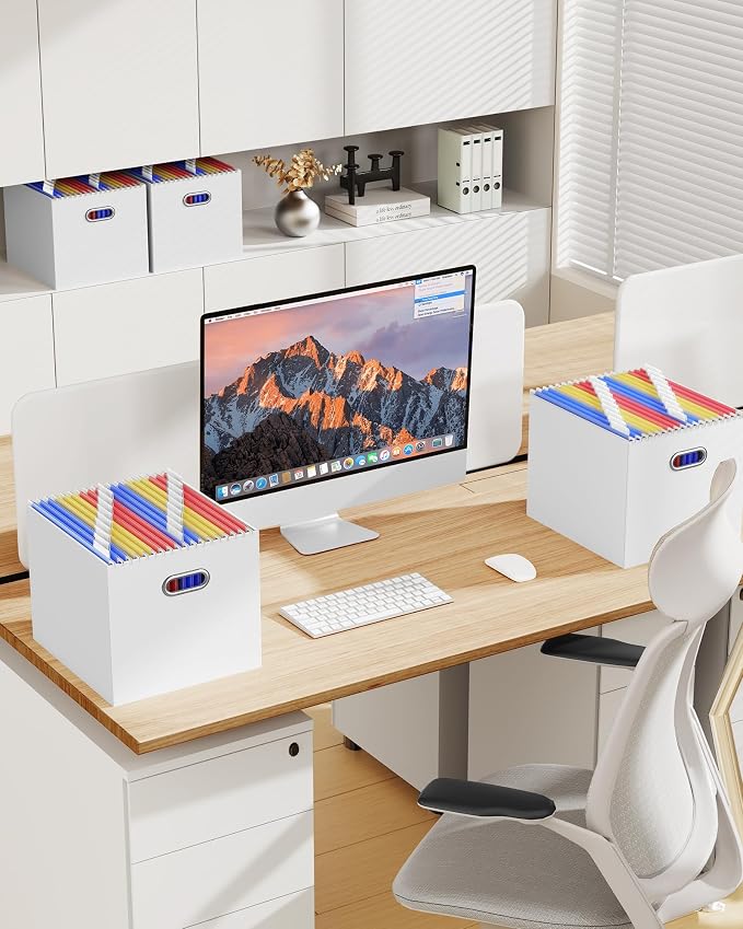 Portable Collapsible Cardboard File Box - Image 3