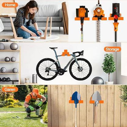 Heavy Duty Garage Organizer Weed Eater Hanger, Trimmer Rack Weed Wackers Holder - Image 7