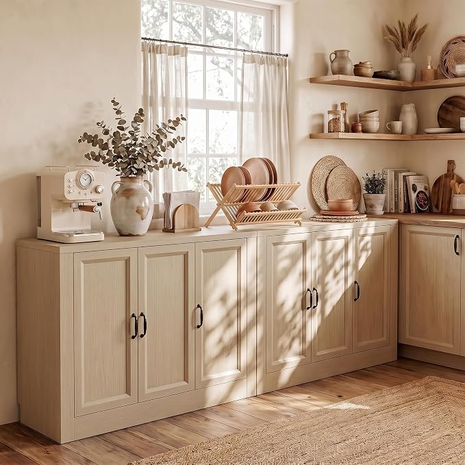 39" W Modern Buffet Cabinet, Modular Sideboard Cabinet - Image 8