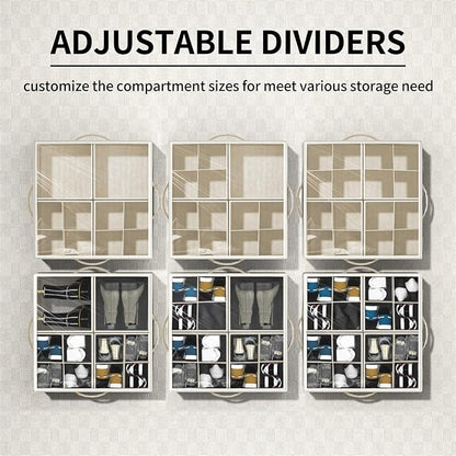 Aokeyee Shoe Organizer for Closet, Foldable Shoe Storage Organizer Box Bin - Image 3