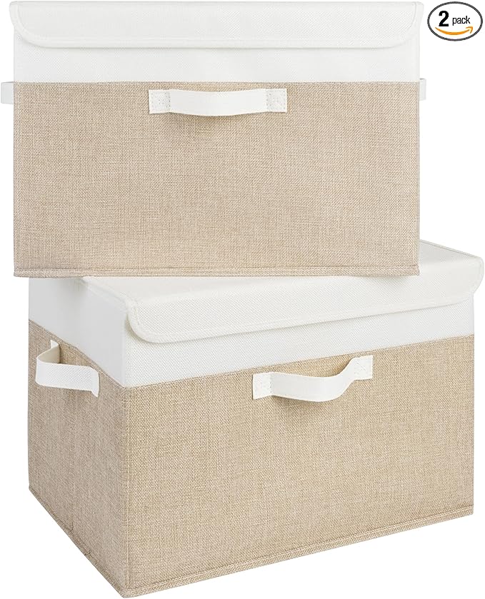 GRANNY SAYS Storage Boxes with Lids, Decorative Storage Bins, Shelf Baskets by GRANNYSAYS