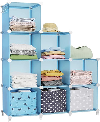HOMIDEC Closet Organizers and Storage, 9 Cube Storage Organizer, Kids Room by DecorateYourHome
