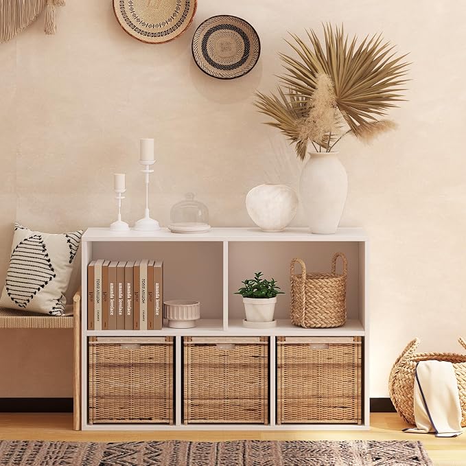 Wooden 5 Cube Storage Organizer by NewBeth
