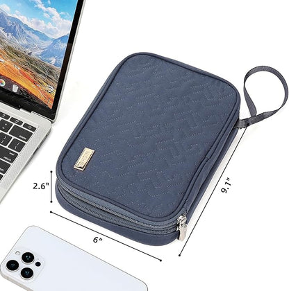 NISHEL Travel Cord Organizer Case, Double Layers Tech Electronic Bag, Essentials - Image 6