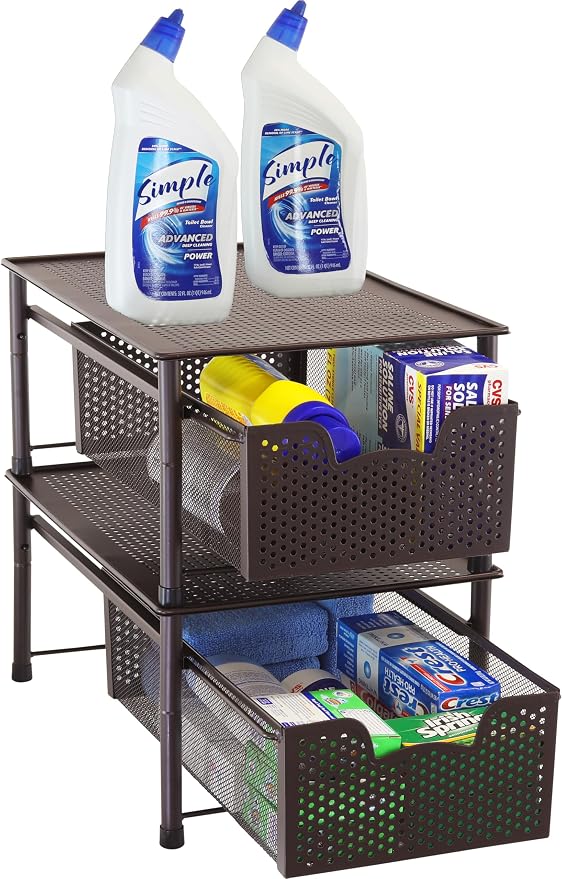Simple Houseware Stackable Cabinet Basket Drawer Organizer - Image 7