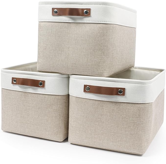 Storage Bins Large Fabric Storage Baskets by Bagnizer