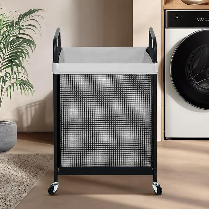 STO STO Laundry Hamper, 90L Rolling Laundry Sorter Cart - Image 2