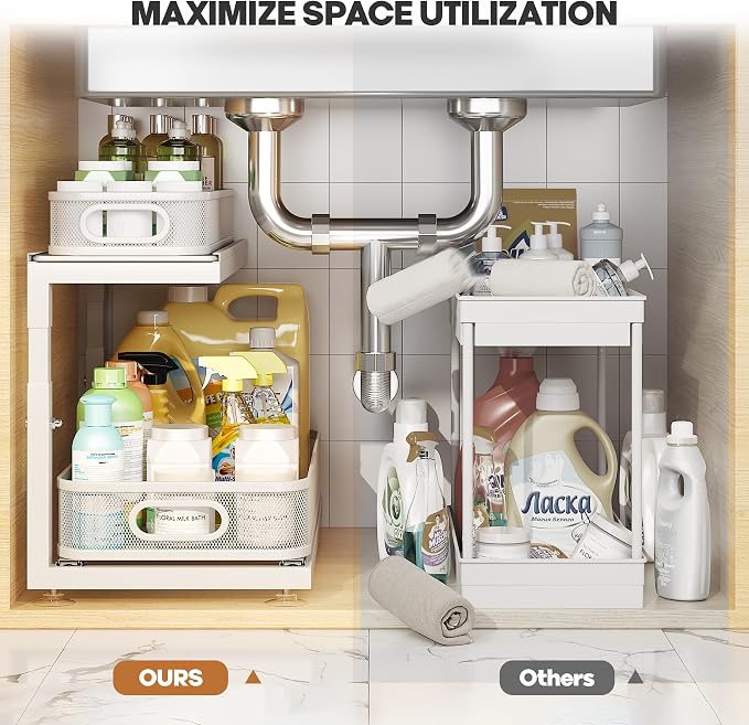 1-Pack Under Sink Storage Organizer - Image 5