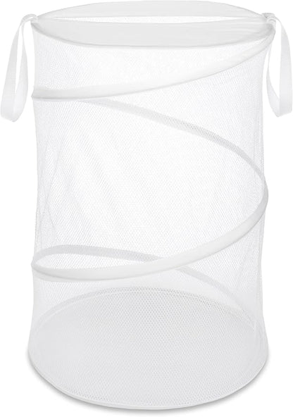 Whitmor 18" Collapsible Laundry Hamper White - Image 3