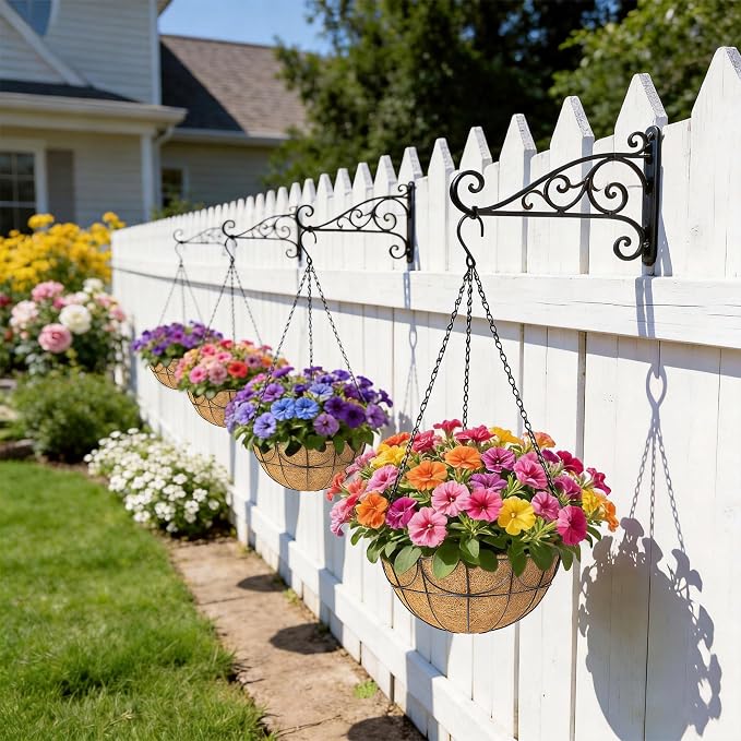 2 Pack 12 Inch Coco Liners for Hanging Baskets - Image 5