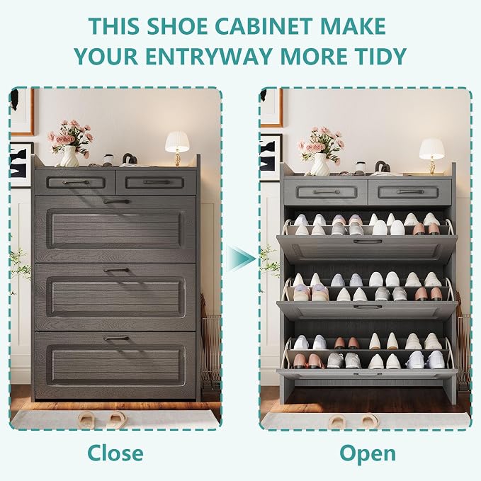 Shoe Cabinet Storage for Entryway - Image 6