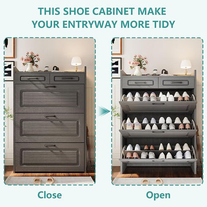 Shoe Cabinet Storage for Entryway - Image 6