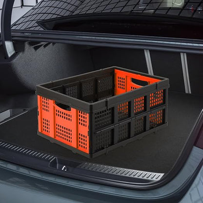 Garvee Collapsible Crate, 55L Foldable Plastic Milk Crate - Image 8