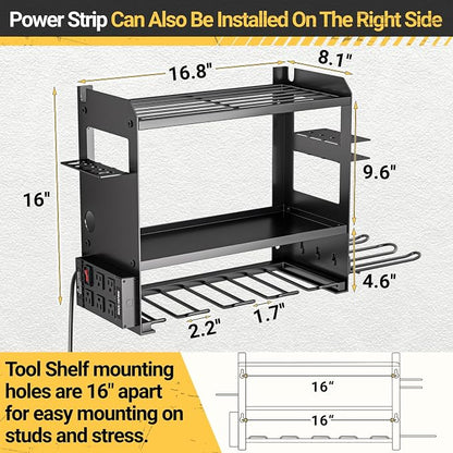 YYR Power Tool Organizer Wall Mount - Image 7