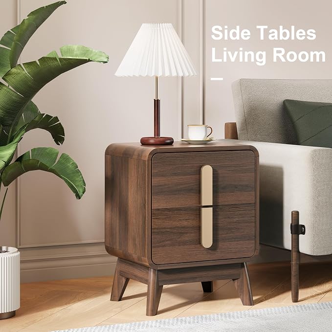 Nightstands Set of 2, Mid Century Modern Nightstand - Image 6