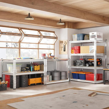 REIBII 60.05" H Storage Shelves 1840LBS Garage Shelving Heavy Duty Shelving 4 - Image 2