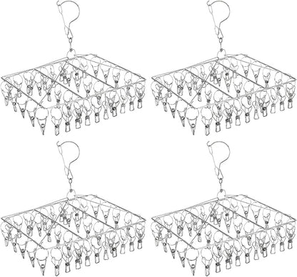4 Pack Stainless Steel Sock Drying Rack by Unknown