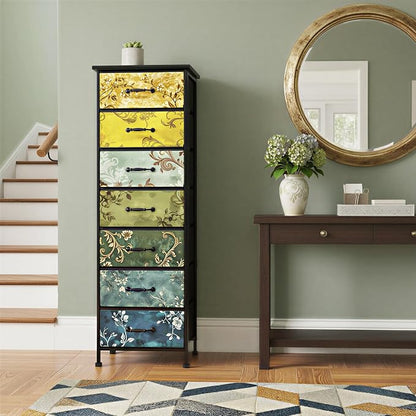 Fixwal Vintage Flower Tall Dresser - Image 7
