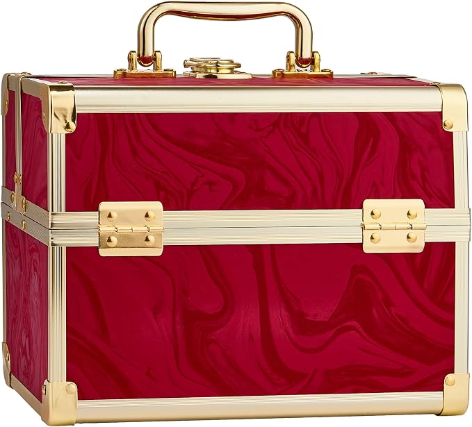 Makeup Train Case, Portable Makeup Case - Image 7