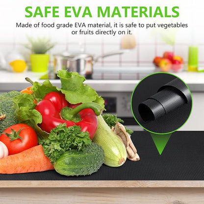 Black Shelf Liners for Kitchen Cabinets Non Adhesive Drawer Liner for Bathroom - Image 6