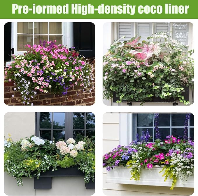 14x100 Inch Coconut Liner Roll for Planters Flower Basket Natural Coco Fiber - Image 2