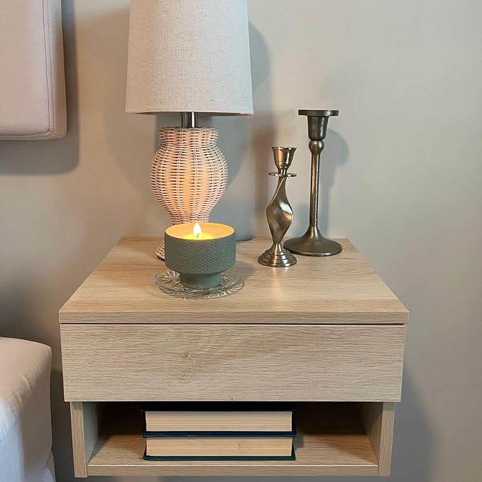 Nathan James Jackson Wall Mounted Floating Bedroom Nightstand - Image 4