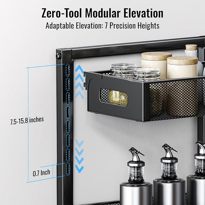 2 Pack Under Sink Organizer and Storage, Metal Under Kitchen Sink Organizer - Image 4