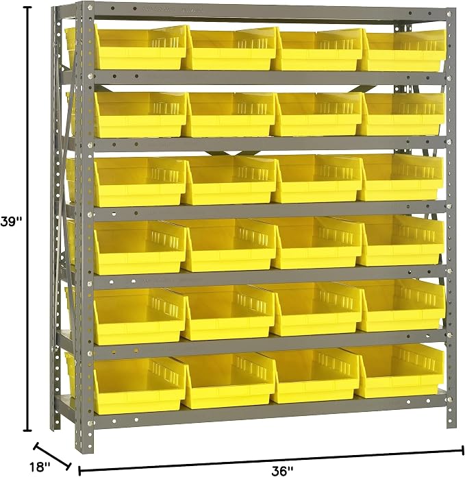 Quantum Storage Systems 1839-108YL Steel Shelving Unit - Image 2