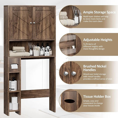 Over Toilet Storage Cabinet - Image 5