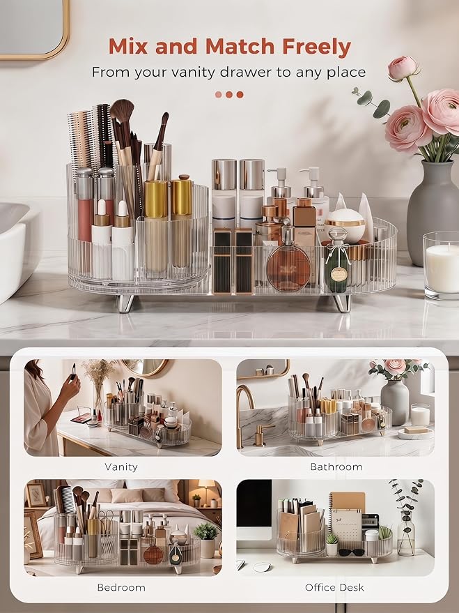 Booklov Rotating Makeup Organizer - Image 7